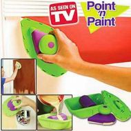 Point & Paint Pad Pro Set Tray Roller Painting Corner Edge Decorating Sponge 7pc FREE POSTAGE