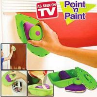 Point & Paint Pad Pro Set Tray Roller Painting Corner Edge Decorating Sponge 7pc FREE POSTAGE