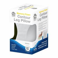 CONTOUR MEMORY FOAM LEG PILLOW ORTHOPAEDIC PILLOW BACK HIPS KNEE SUPPORT+COVER free postage